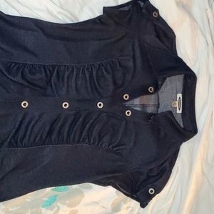 Collared Button Up Career Dress Sz 6